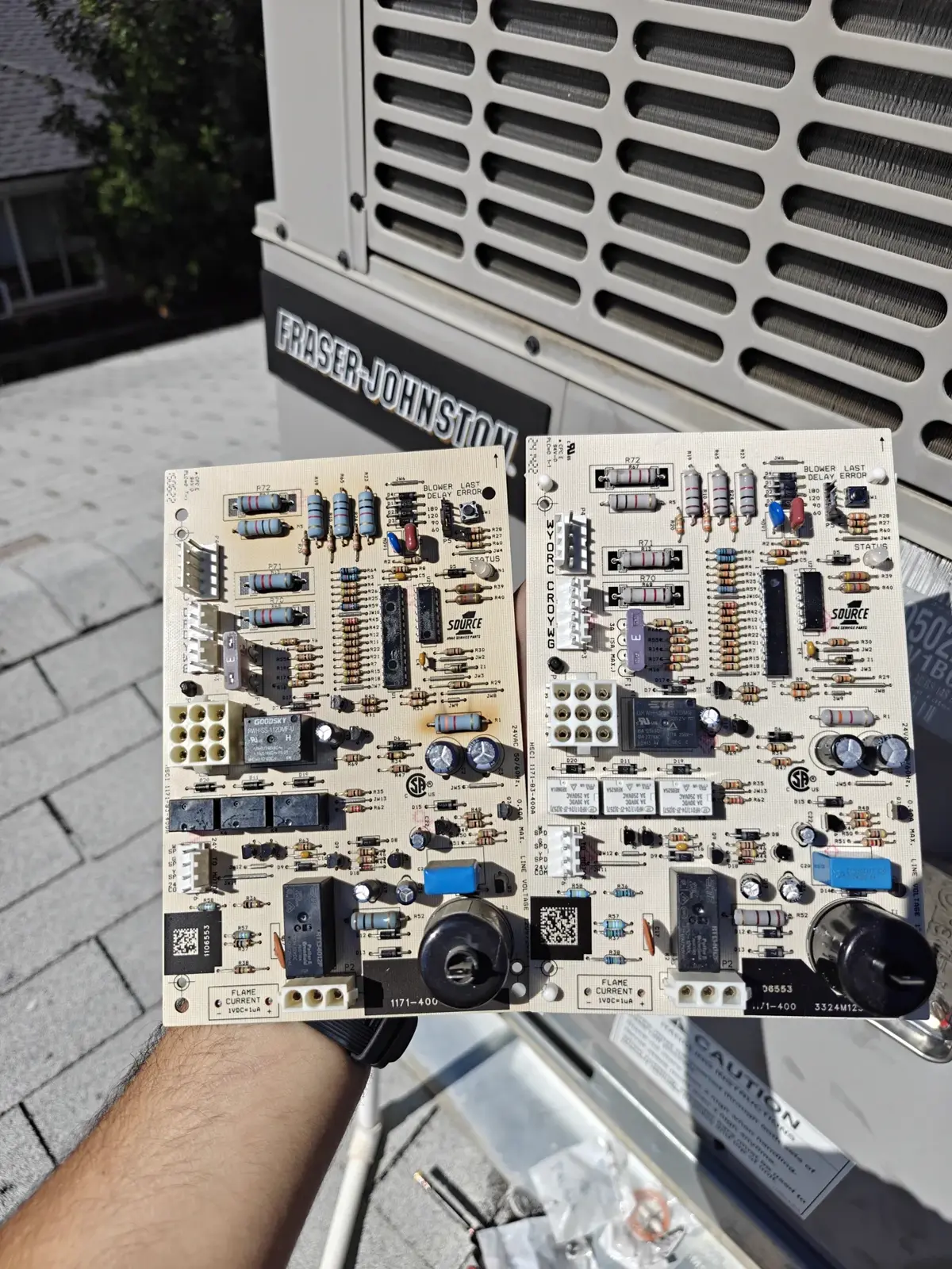 Replacement HVAC control boards
